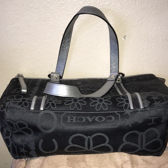 AUTHENTIC 💯% Coach Bag EUC Logo W/Sparkle - Picture 13 of 14